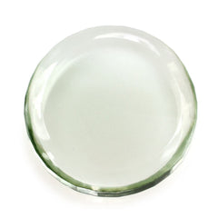 GREEN AMETHYST ROUND DISK 14MM 6.42 Cts.