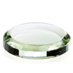 GREEN AMETHYST ROUND DISK 14MM 6.42 Cts.