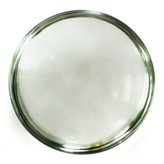 GREEN AMETHYST ROUND CAB (FLAT) 15MM 5.95 Cts.