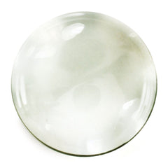 GREEN AMETHYST ROUND CAB (FLAT) 15MM 7.45 Cts.