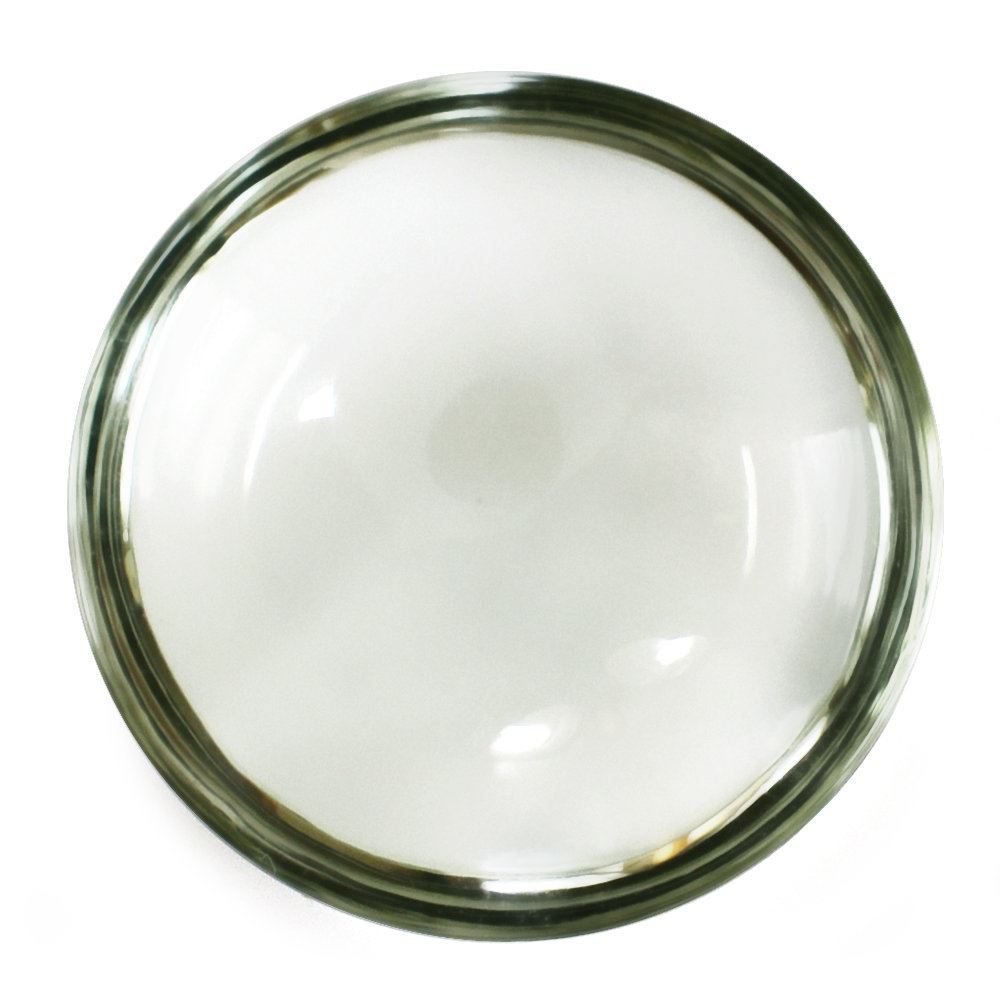 GREEN AMETHYST ROUND CAB (FLAT) 15MM 7.45 Cts.