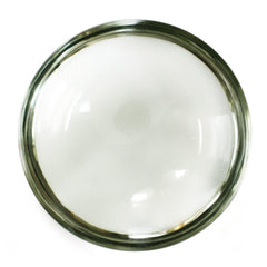 GREEN AMETHYST ROUND CAB (FLAT) 15MM 7.45 Cts.
