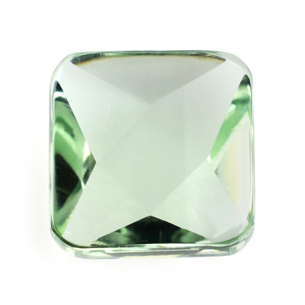 GREEN AMETHYST STAR CUT CUSHION CAB (SI) 12.50MM 9.58 Cts.