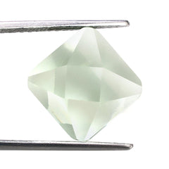 GREEN AMETHYST STAR CUT CUSHION CAB (SI) 12.50MM 9.58 Cts.