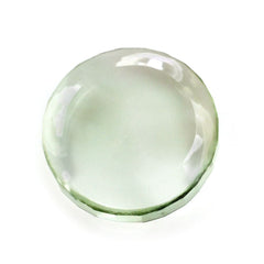 GREEN AMETHYST ROUND DISK 12MM 4.85 Cts.