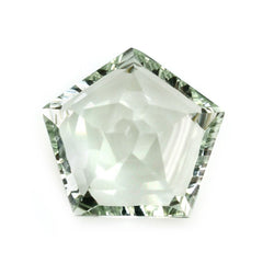 GREEN AMETHYST STAR PENTAGON (DES#95) 12MM 5.09 Cts.