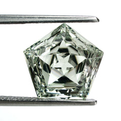 GREEN AMETHYST STAR PENTAGON (DES#95) 12MM 5.09 Cts.