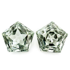 GREEN AMETHYST STAR PENTAGON (DES#95) 12MM 5.09 Cts.
