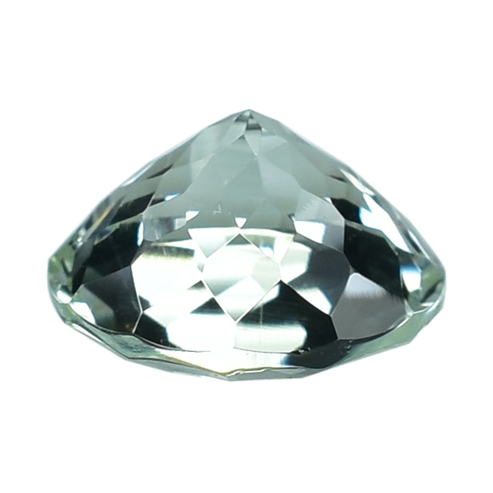 GREEN AQUAMARINE NIRVANA CUT ROUND (CLEAN) 10.00X10.00 MM 3.2 Cts.