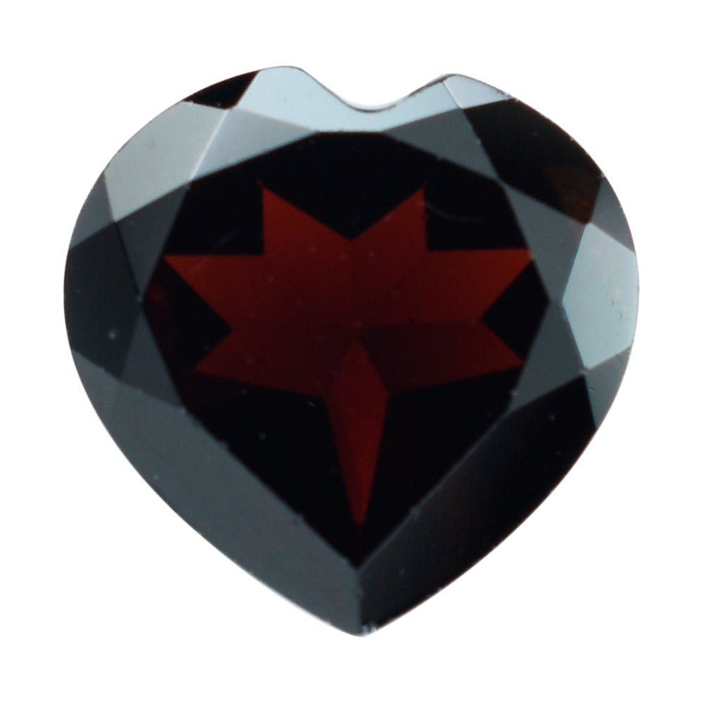 GARNET RED CUT HEART (DARK/CLEAN) 10.00X10.00 MM 3.29 Cts.