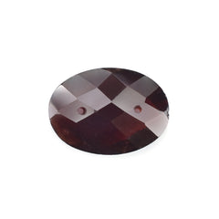 GARNET RED CHECKER BRIOLETTE OVAL (MEDIUM/CLEAN) 18.00X13.00 MM 11.35 Cts.