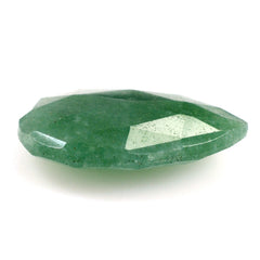 GREEN AVENTURINE ROSE CUT BRIOLETTE PEAR (MEDIUM) 18X14.50MM 7.29 Cts.