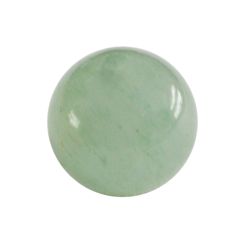 GREEN AVENTURINE PLAIN ROUND BALLS (FULL DRILL 1.50MM) (LITE) 10MM 7.06 Cts.