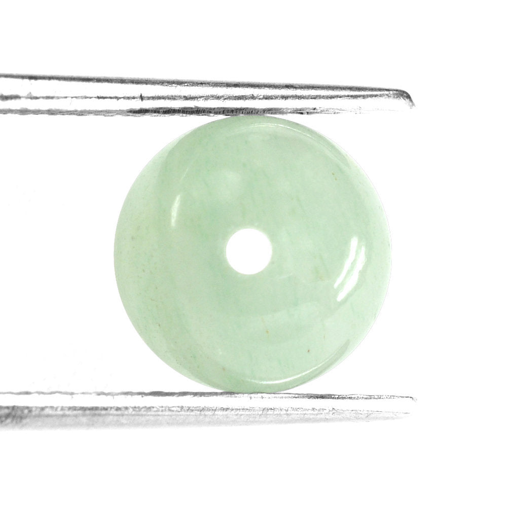GREEN AVENTURINE PLAIN ROUND BALLS (FULL DRILL 1.50MM) (LITE) 10MM 7.06 Cts.