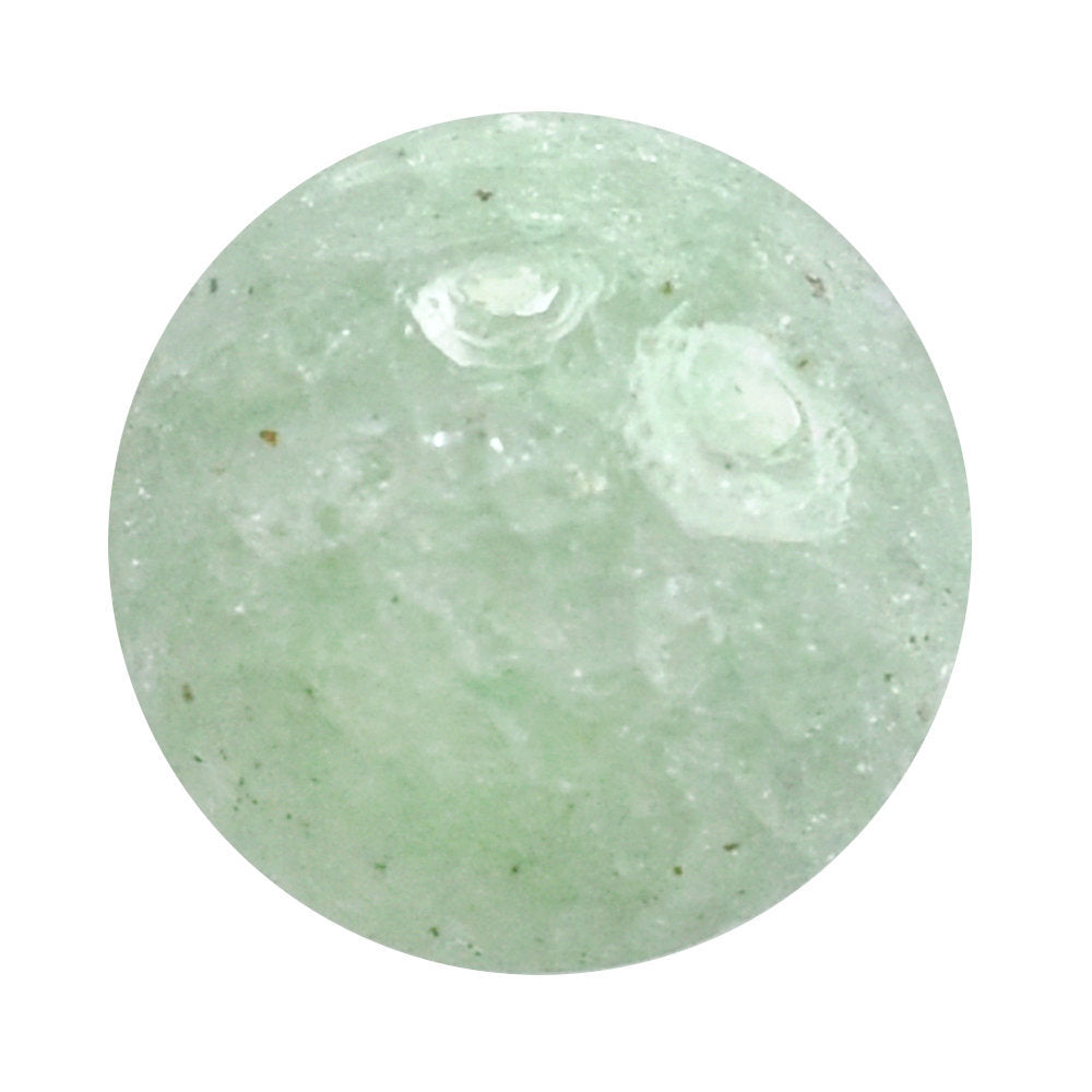GREEN AVENTURINE PLAIN LENTIL ROUND (LIGHT GREEN)(CLEAN) 5.00X5.00 MM 0.50 CTS