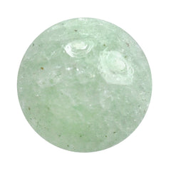 GREEN AVENTURINE PLAIN LENTIL ROUND (LIGHT GREEN)(CLEAN) 5.00X5.00 MM 0.50 CTS