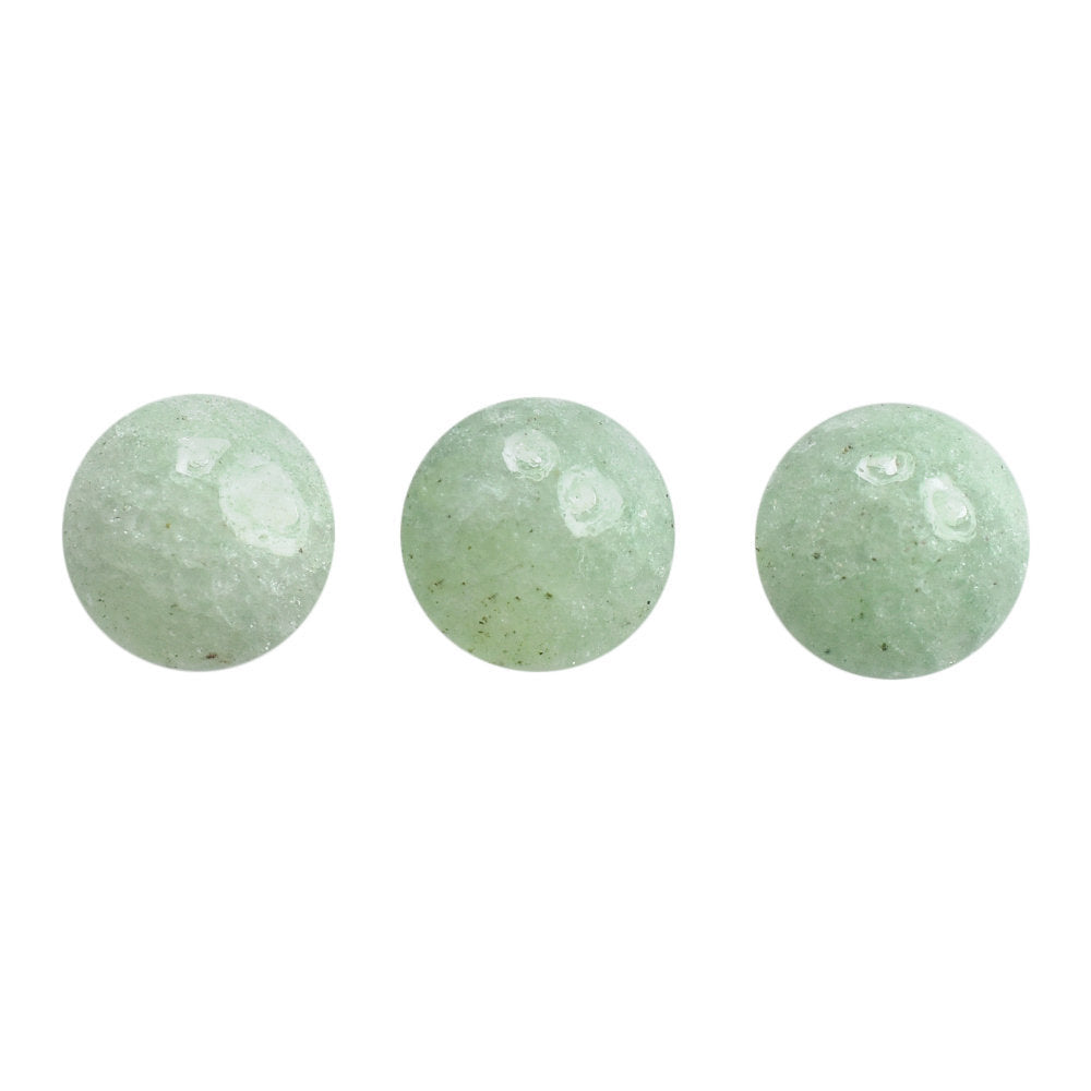 GREEN AVENTURINE PLAIN LENTIL ROUND (LIGHT GREEN)(CLEAN) 5.00X5.00 MM 0.50 CTS