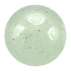 GREEN AVENTURINE PLAIN LENTIL ROUND (LIGHT GREEN)(OPAQUE) 5.00X5.00 MM 0.51 CTS