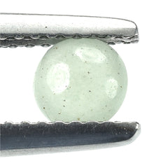 GREEN AVENTURINE PLAIN LENTIL ROUND (LIGHT GREEN)(OPAQUE) 5.00X5.00 MM 0.51 CTS