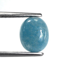 GREEN BLUE QUARTZ OVAL CAB 10X8MM 2.80 Cts.