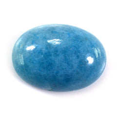 GREEN BLUE QUARTZ OVAL CAB 14X10MM 5.45 Cts.