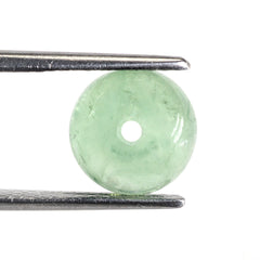 GREEN FLUORITE PLAIN ROUND BALLS (FULL DRILL 1.50MM) (SI) 10MM 8.35 Cts.