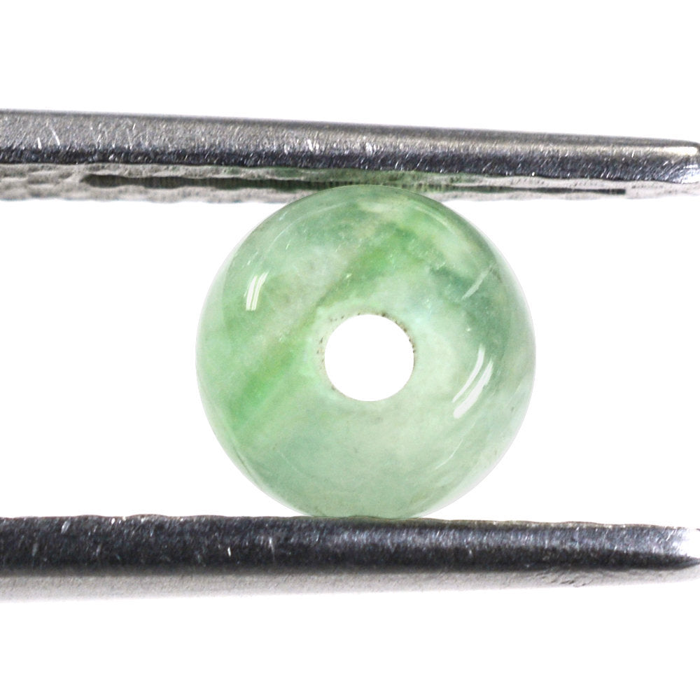 GREEN FLUORITE PLAIN ROUND BALLS (FULL DRILL 1.50MM) (SI) 6MM 1.62 Cts.