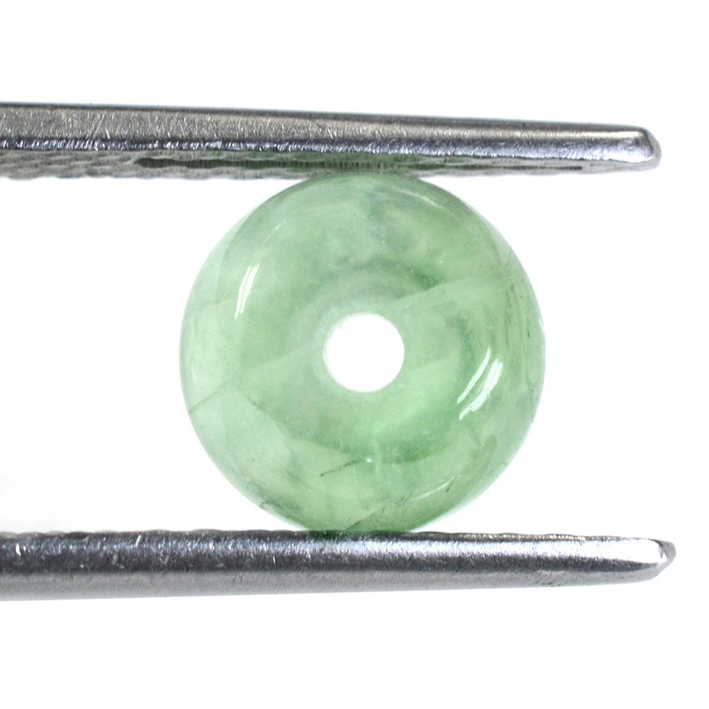GREEN FLUORITE PLAIN ROUND BALLS (FULL DRILL 1.50MM) (SI) 8MM 3.91 Cts.
