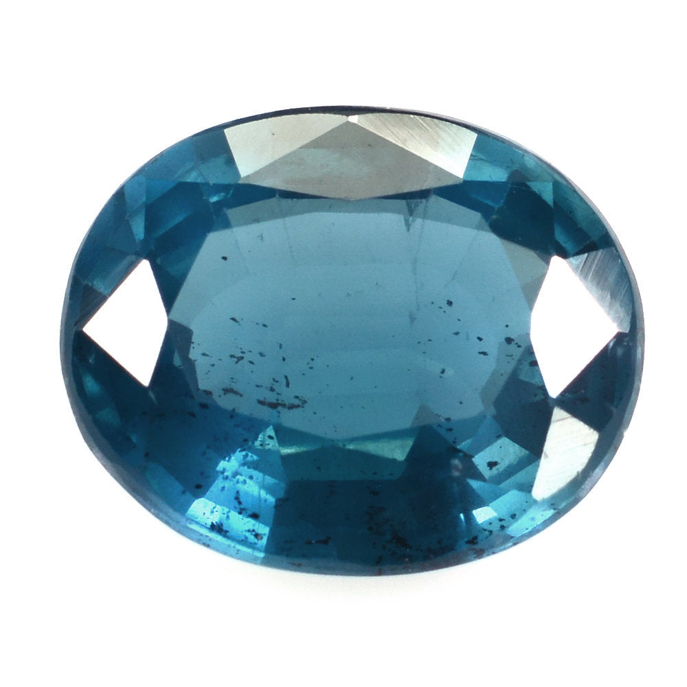 GREEN KYANITE CUT OVAL 11X9MM 4.35 Cts.