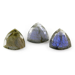LABRADORITE CUT TRILLION (ROSE CUT BACK) 18MM 8.47 Cts.