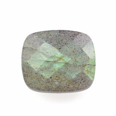 LABRADORITE BRIOLETTE CUSHION (F/B) 14X12MM 8.60 Cts.