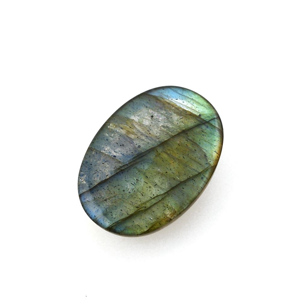 LABRADORITE OVAL CAB 14X10MM 5.43 Cts.
