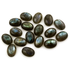 LABRADORITE OVAL CAB 14X10MM 5.43 Cts.