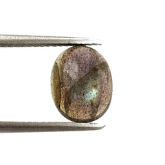 LABRADORITE OVAL CAB 10X8MM 2.85 Cts.