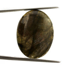 LABRADORITE OVAL CAB 25X19MM 22.35 Cts.