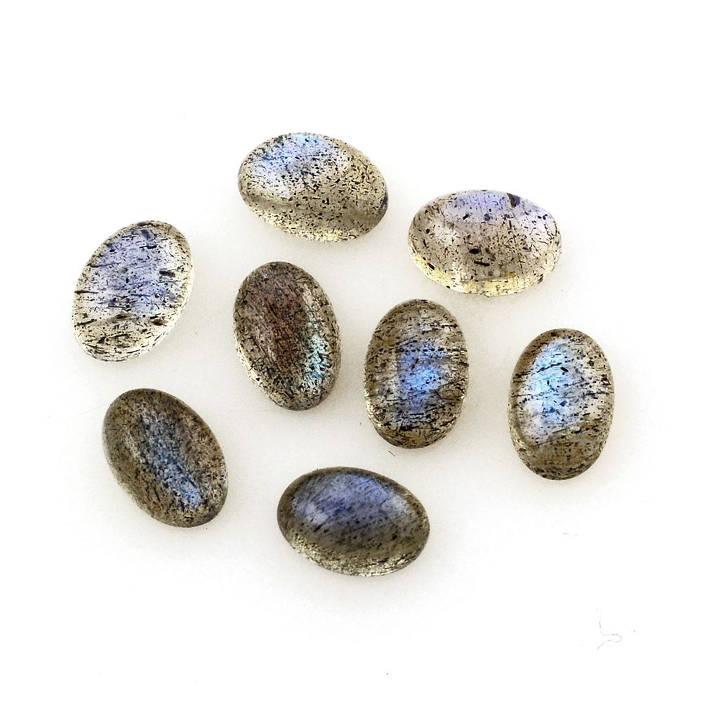 LABRADORITE OVAL CAB 6X4MM 0.51 Cts.