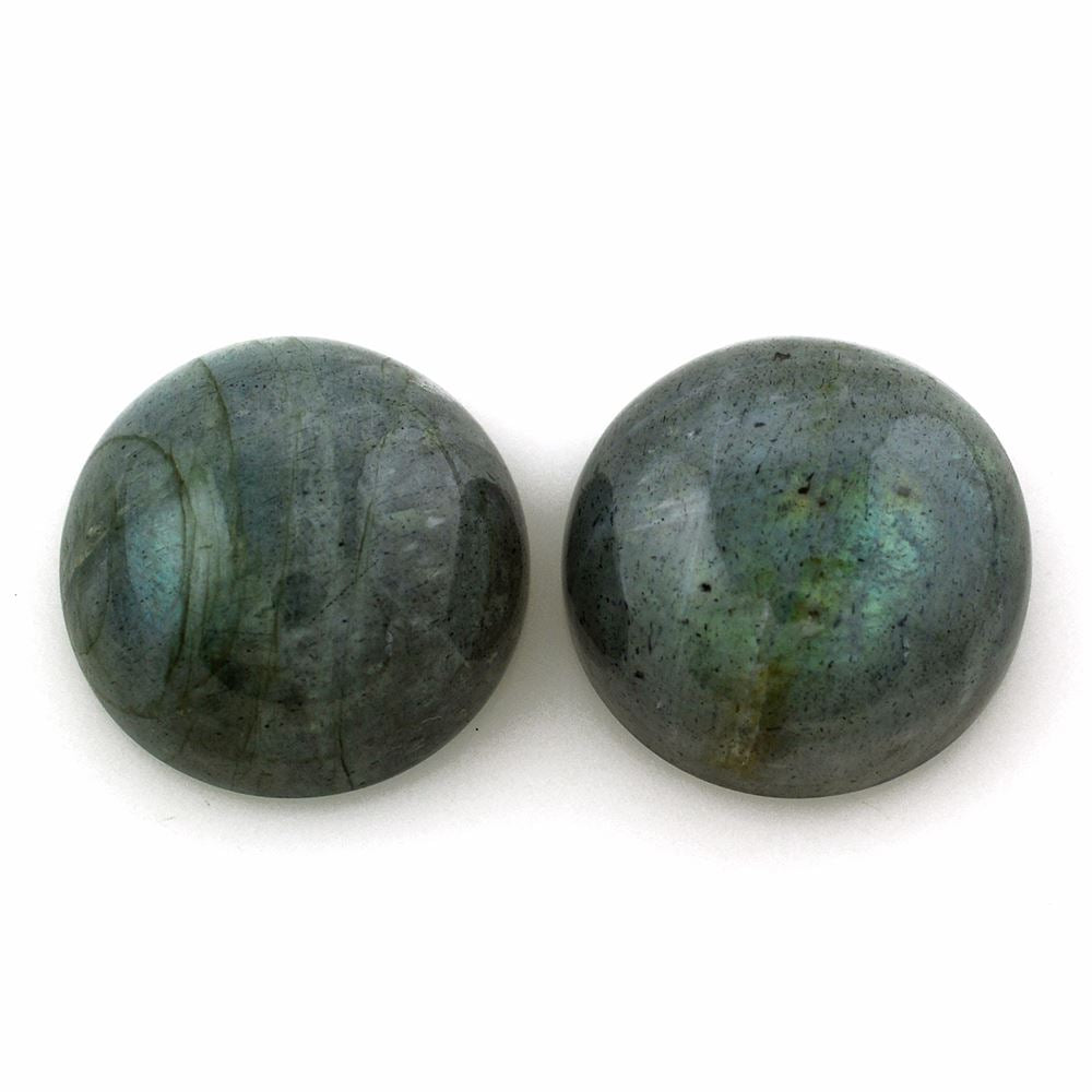 LABRADORITE ROUND CAB 18MM 22.65 Cts.