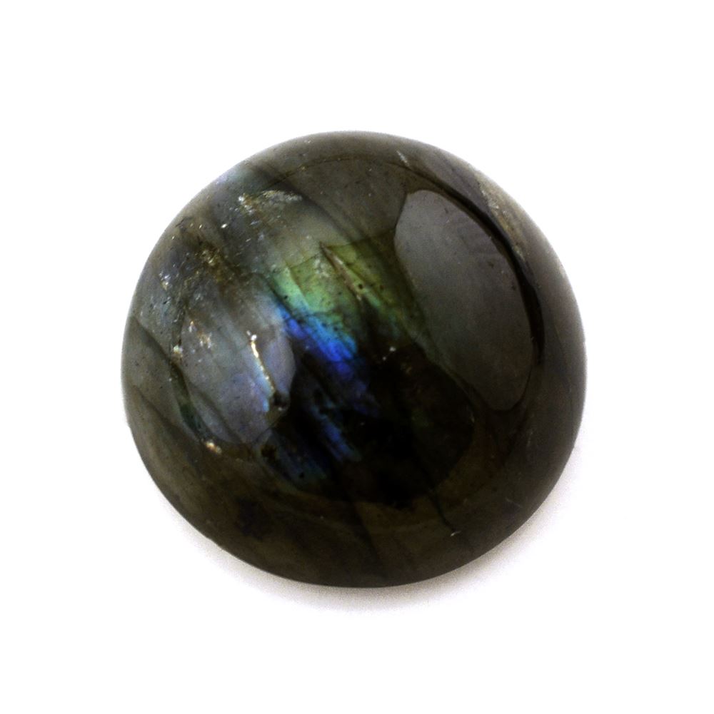 LABRADORITE ROUND CAB 18MM 22.90 Cts.