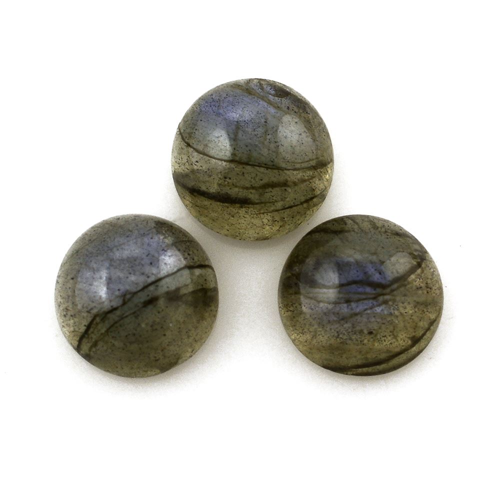 LABRADORITE ROUND CAB 9MM 2.73 Cts.