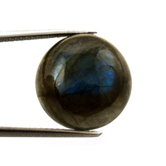 LABRADORITE ROUND CAB 15MM 11.49 Cts.