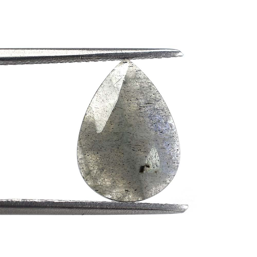 LABRADORITE BRIOLETTE PEAR 14X10MM 2.60 Cts.