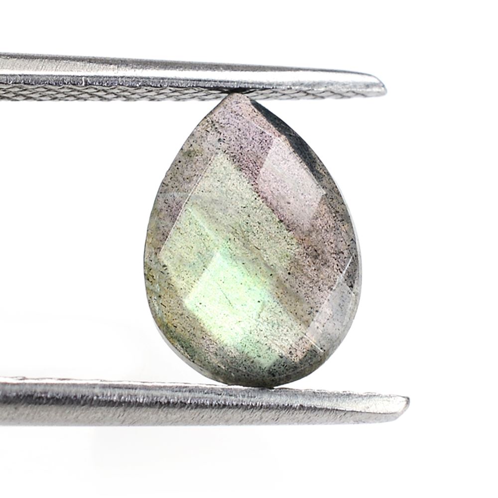 LABRADORITE BRIOLETTE PEAR 10X7MM 1.46 Cts.