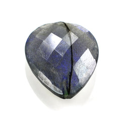 LABRADORITE BRIOLETTE PEAR (SUPER) (WITH HALF DRILL) 24X18MM 16.48 Cts.