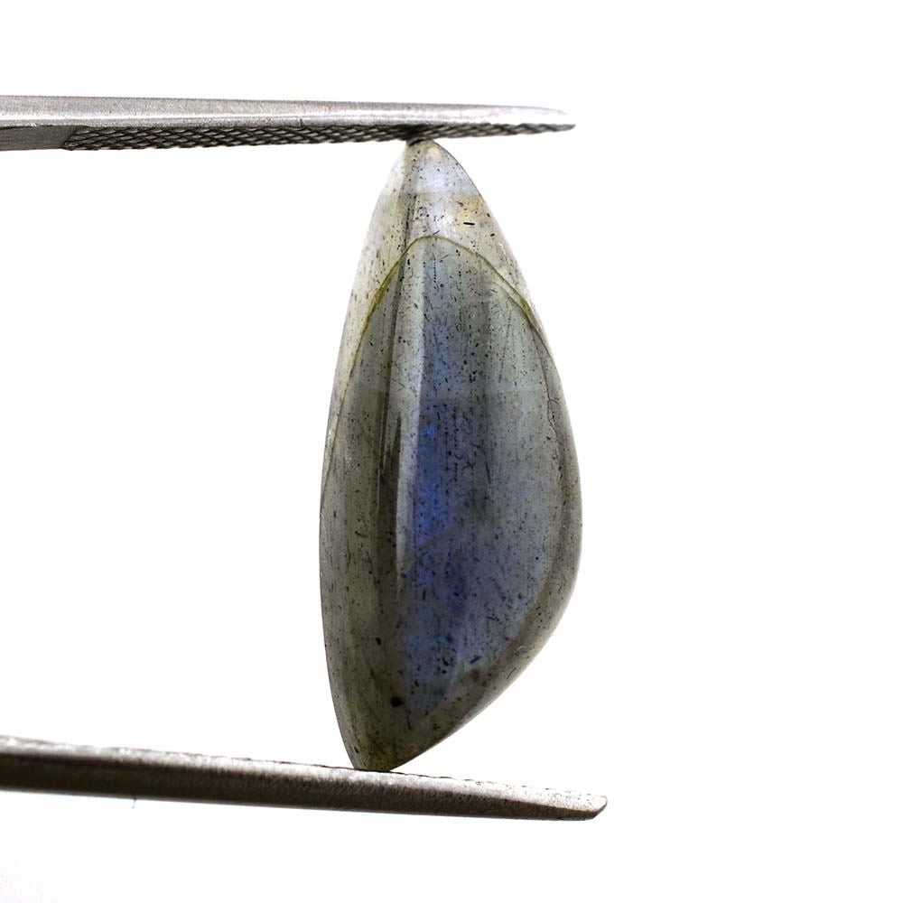 LABRADORITE FANCY SHAPE CAB (NICE) (SUPER) 23X17X9MM 8.96 Cts.