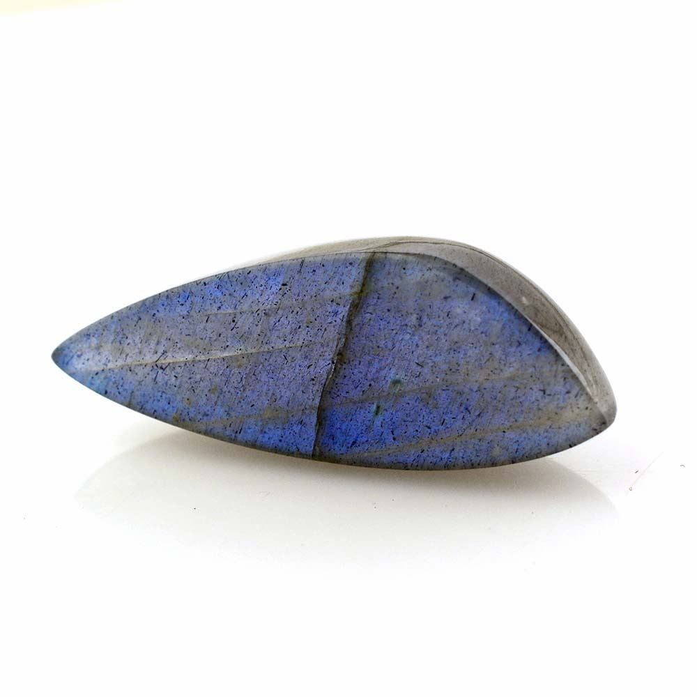 LABRADORITE FANCY SHAPE CAB (NICE) (SUPER) 30X22X11MM 21.03 Cts.