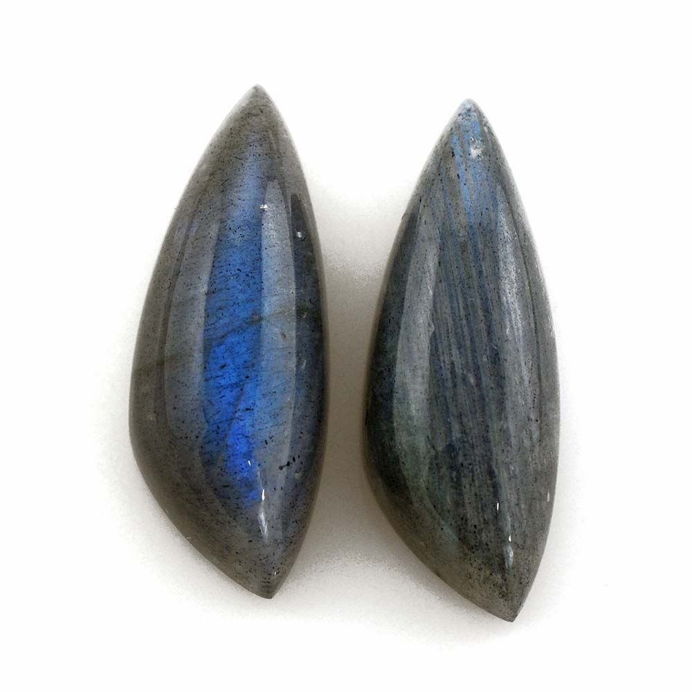 LABRADORITE FANCY SHAPE CAB (NICE) (SUPER) 30X22X11MM 21.03 Cts.