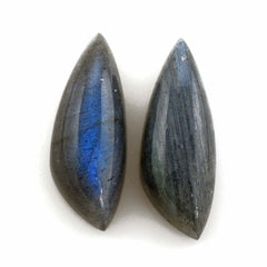 LABRADORITE FANCY SHAPE CAB (NICE) (SUPER) 30X22X11MM 21.03 Cts.