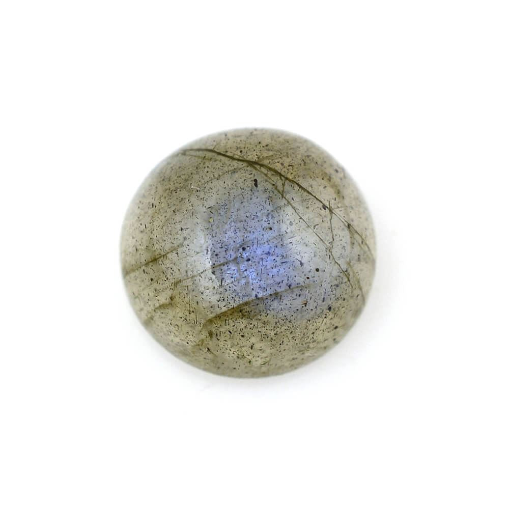 LABRADORITE ROUND CAB (NICE BLUE SHINE) 9MM 2.91 Cts.
