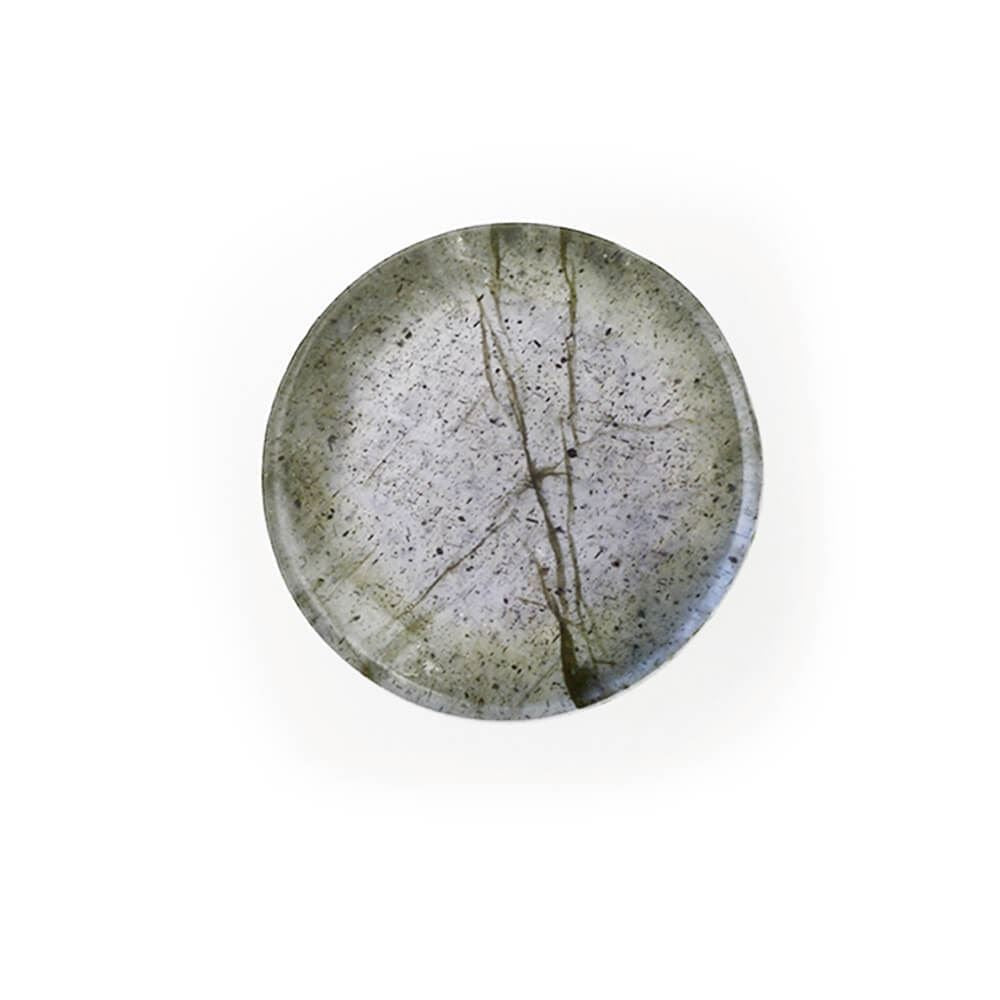 LABRADORITE ROUND CAB (NICE BLUE SHINE) 9MM 2.91 Cts.