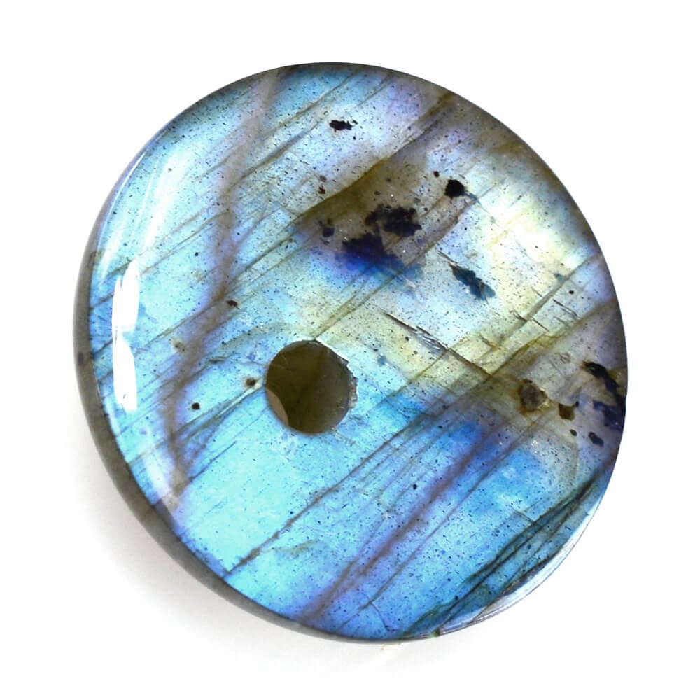 LABRADORITE ROUND CAB (FULL DRILL) 20MM 17.75 Cts.